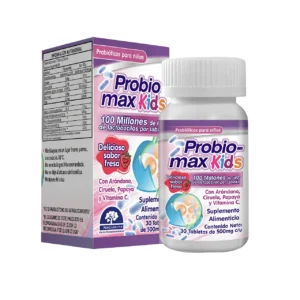 PROBIOMAX KIDS (Tabletas Masticables)