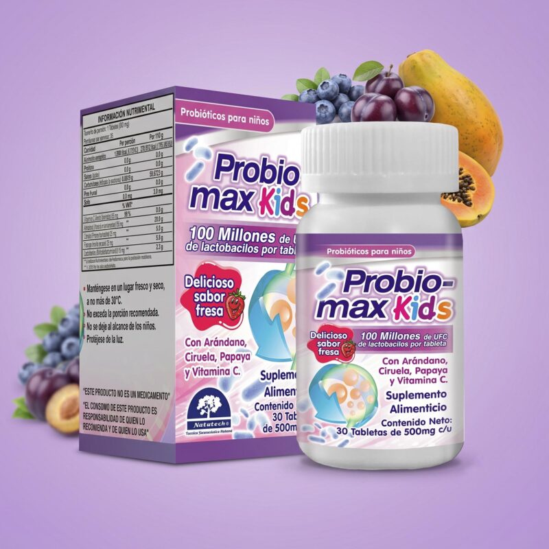 PROBIOMAX KIDS TABLETAS MASTICABLES