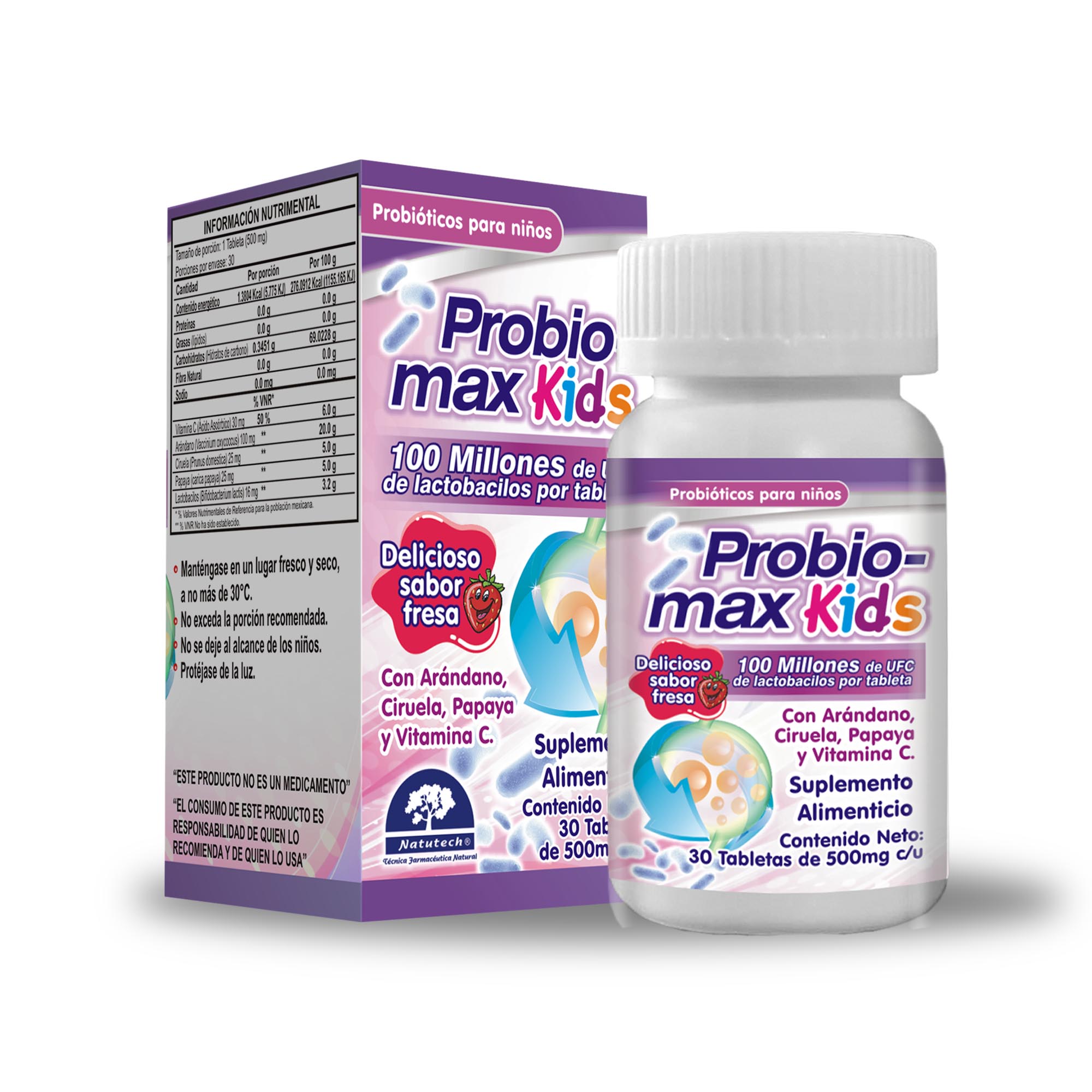 PROBIOMAX KIDS TABLETAS MASTICABLES