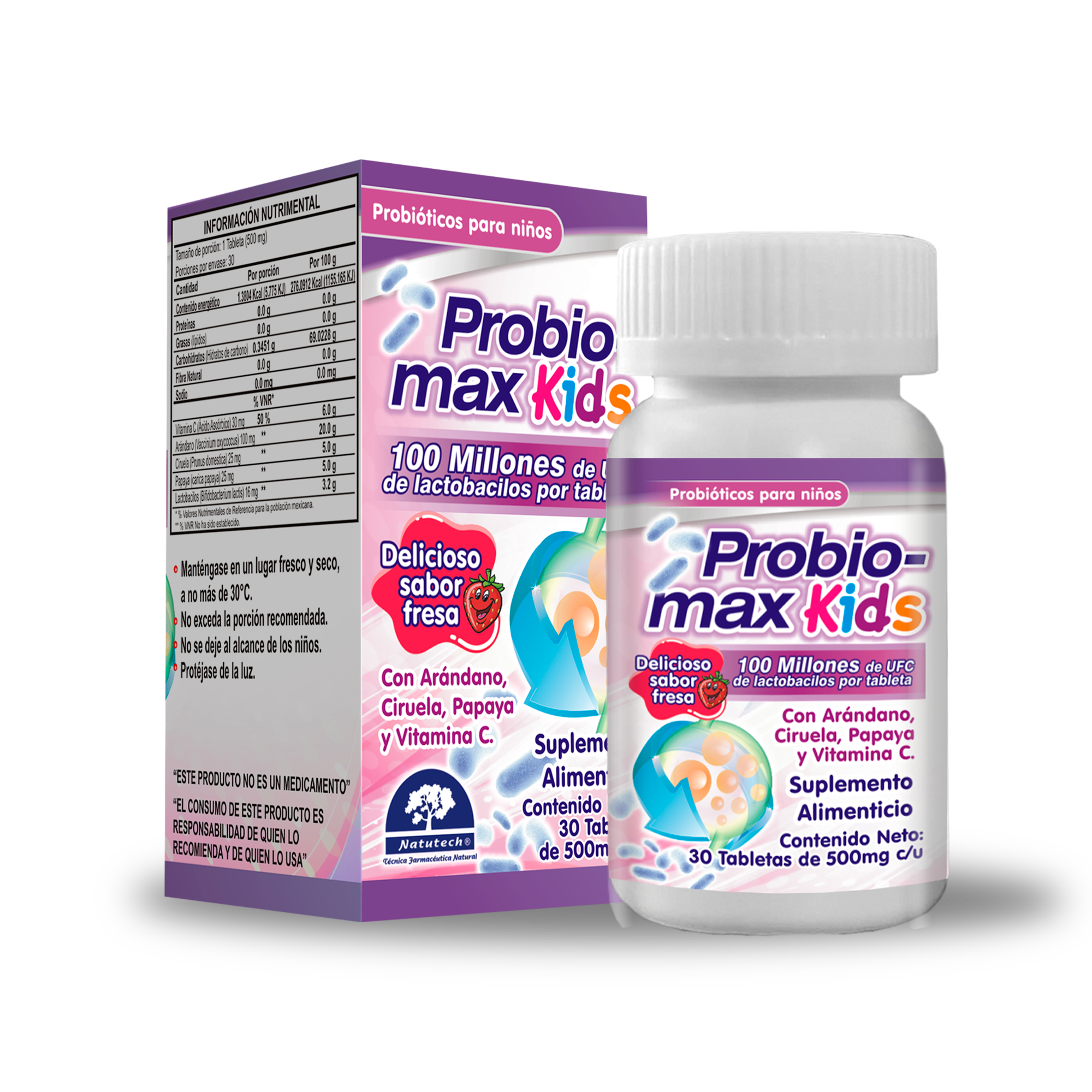 PROBIOMAX KIDS TABLETAS MASTICABLES